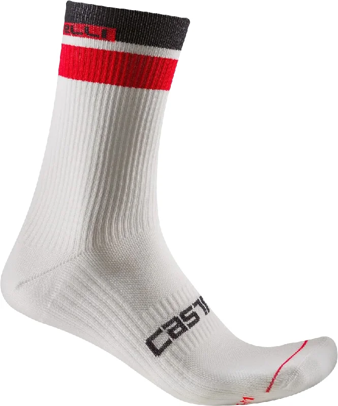 Castelli Gara Thermal 18 Cycling Socks - White