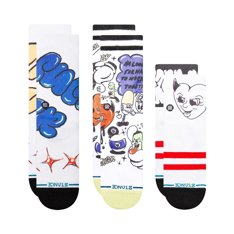 CHEYNE BROOKING CREW SOCK 3 PACK