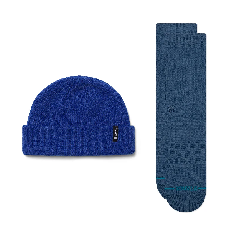 ICON BEANIE AND CREW SOCK SET