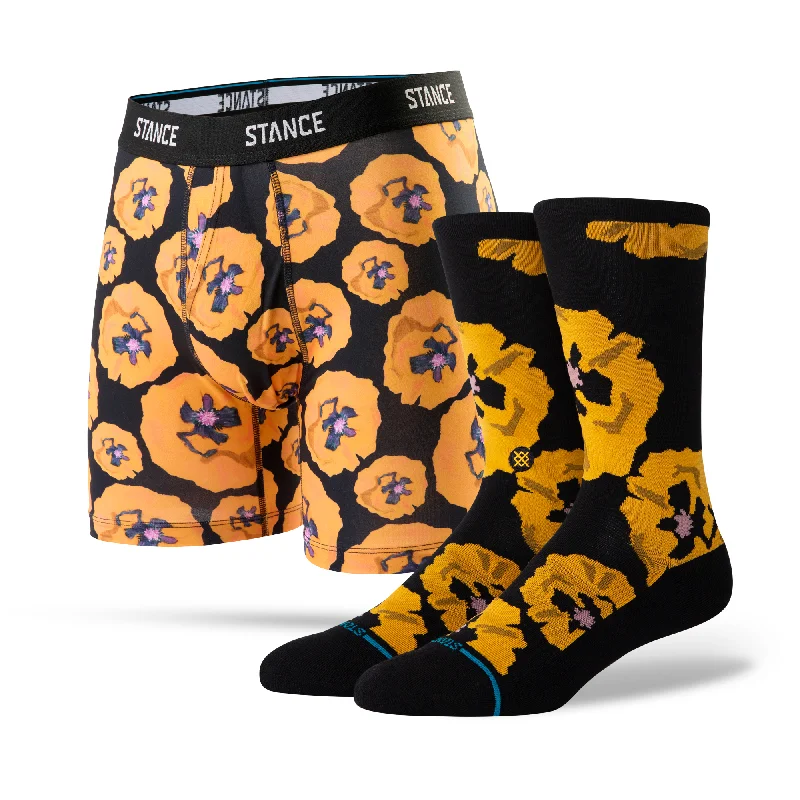 POPPY LAND BOXER BRIEF & CREW SOCK 2 PACK