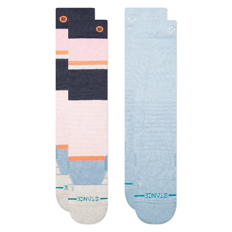 POWDERED MID POLY SNOW SOCK 2 PACK