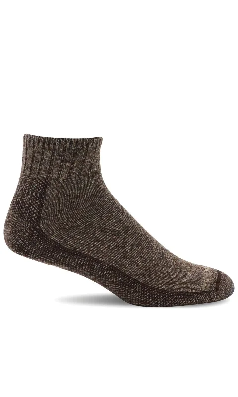 Sockwell Men's Big Easy Mini | Relaxed Fit Socks - Espresso