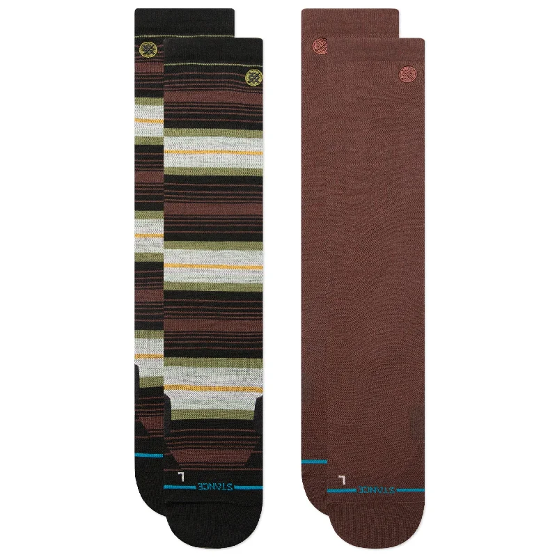 VENTURE ULTRA LIGHT WOOL SNOW SOCK 2 PACK