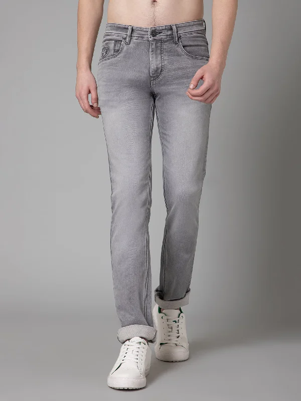 Men's Ultra Narrow fit Heavy Fade Grey  Jeans