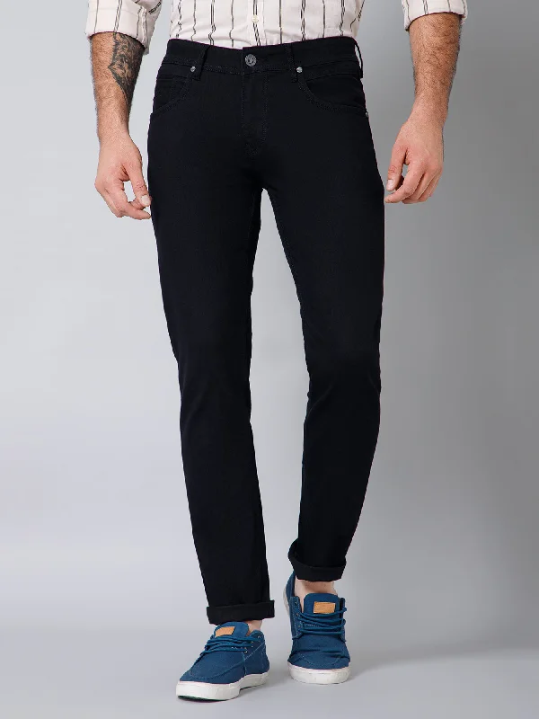 Men's Ultra Narrow fit No Fade Black  Jeans