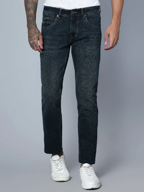 Men's Ultra Narrow fit Light Fade Indigo Blue  Jeans