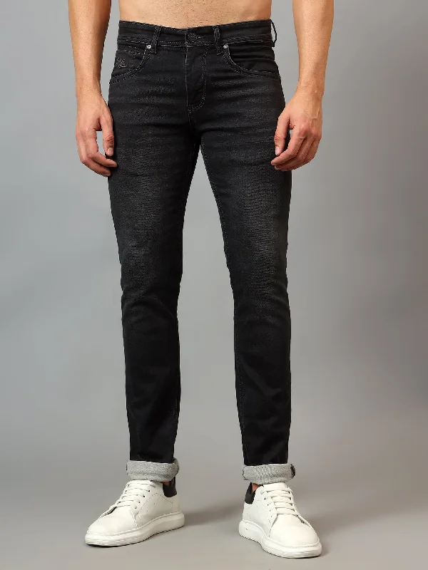 Men's Ultra Narrow fit Light Fade Black  Jeans