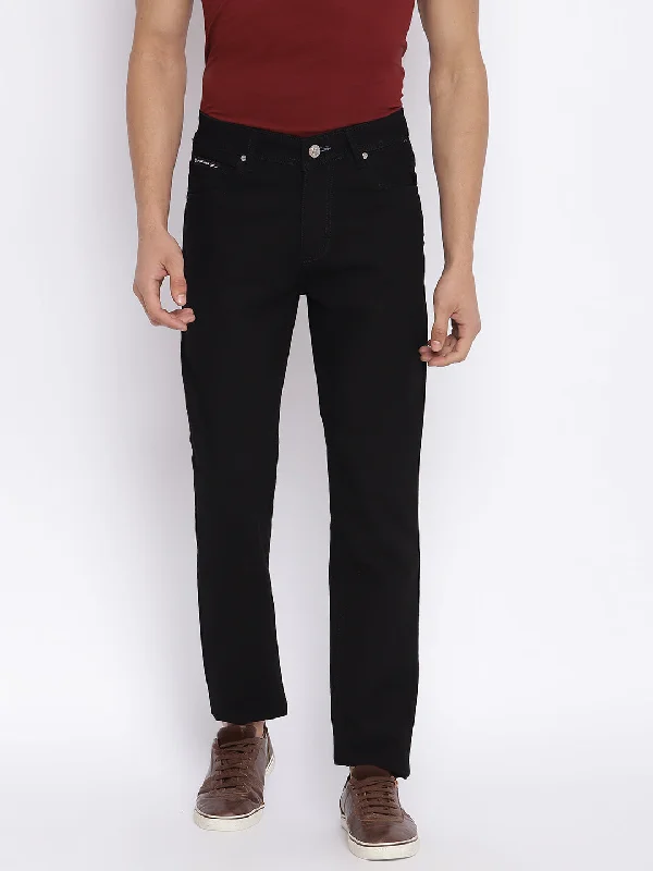 Men's Ultra Narrow fit No Fade Black  Jeans