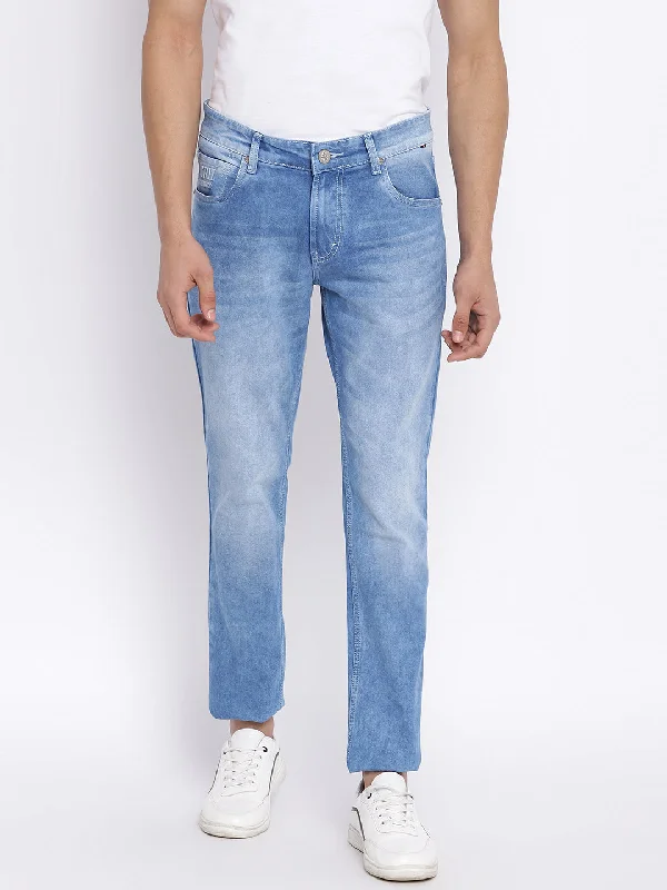 Men's Ultra Narrow fit Heavy Fade Blue  Jeans