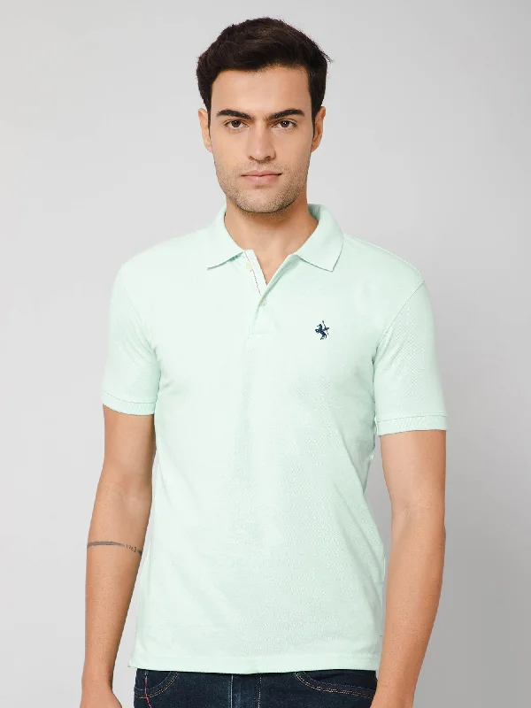 Men Light Green T-Shirt