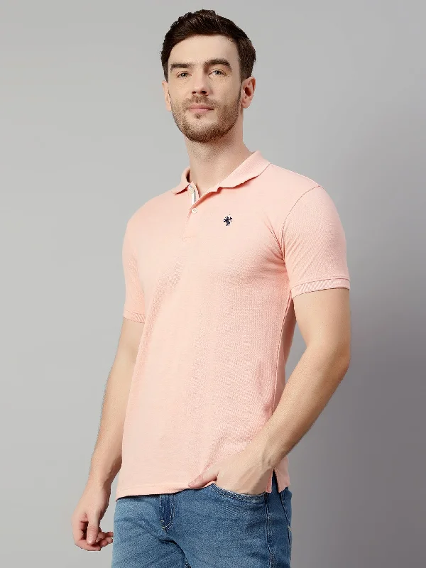 Men Light Pink T-Shirt