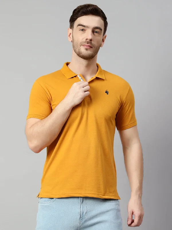 Men Mustard T-Shirt