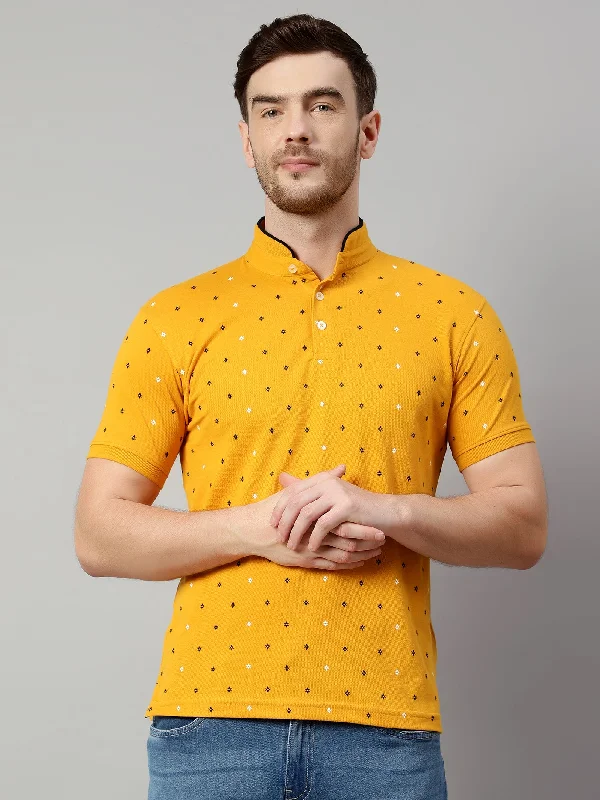 Men Mustard T-Shirt