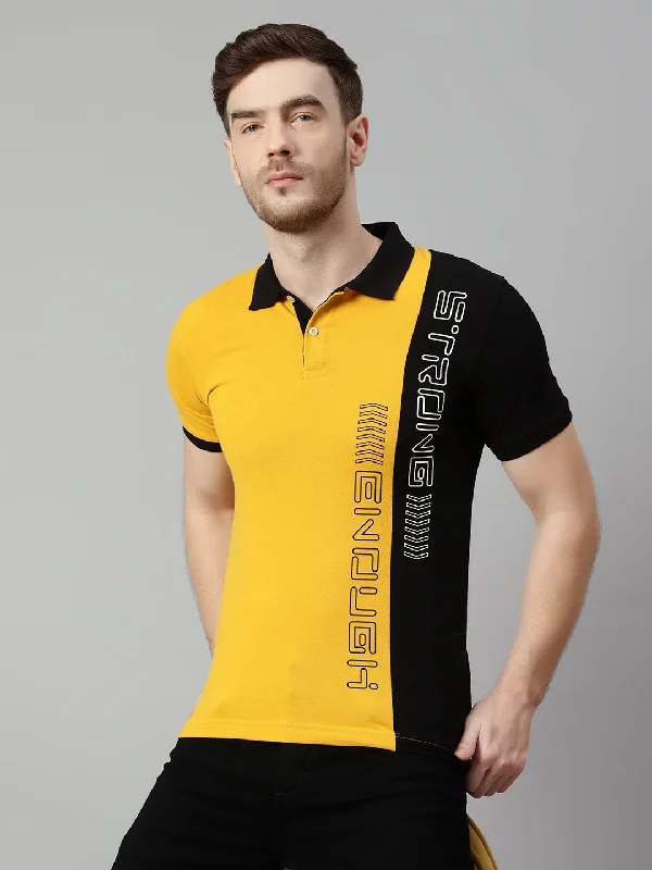 Men Mustard T-Shirt