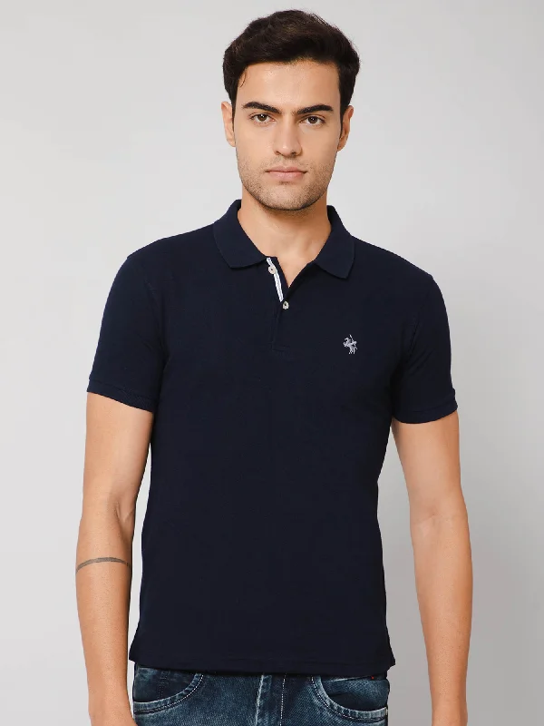 Men Navy T-Shirt