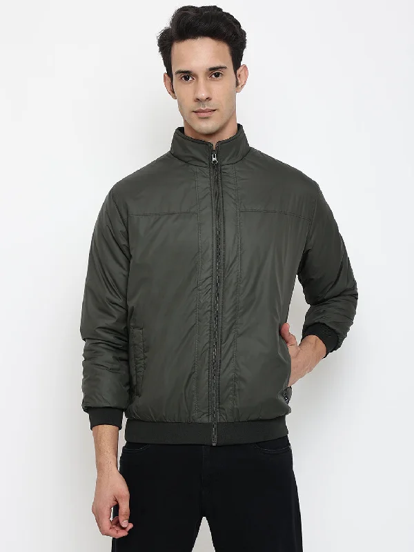 Men Olive Jacket