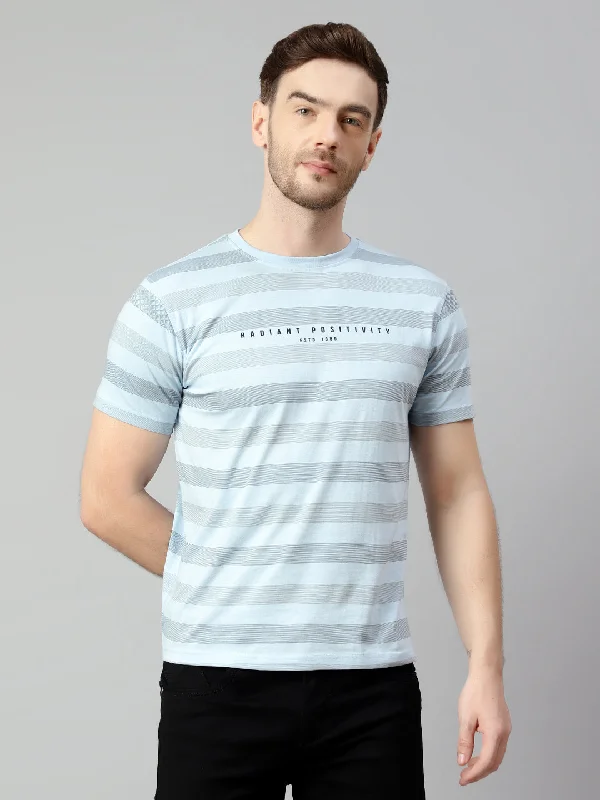 Men Sky Blue T-Shirt