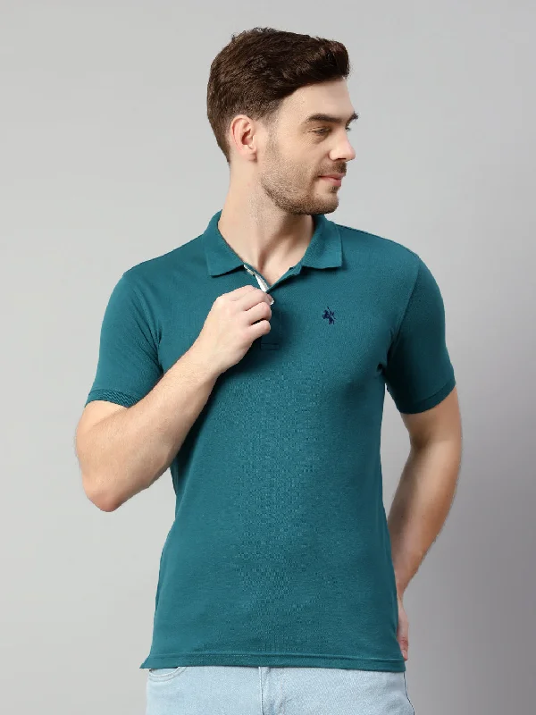 Men Teal T-Shirt