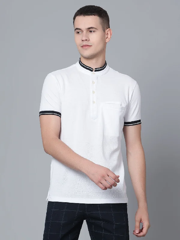 Men White T-Shirt