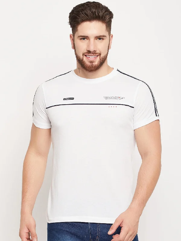 Men White T-Shirt