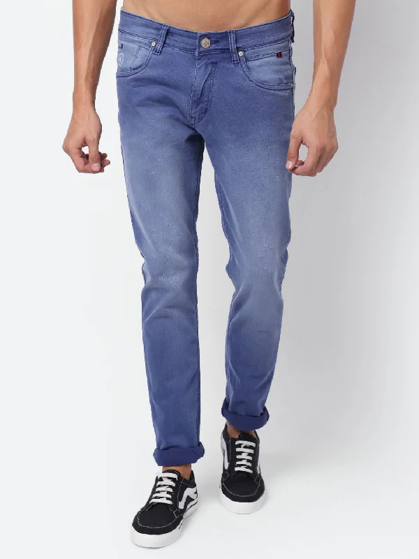 Men's Ultra Narrow fit Heavy Fade Blue  Jeans