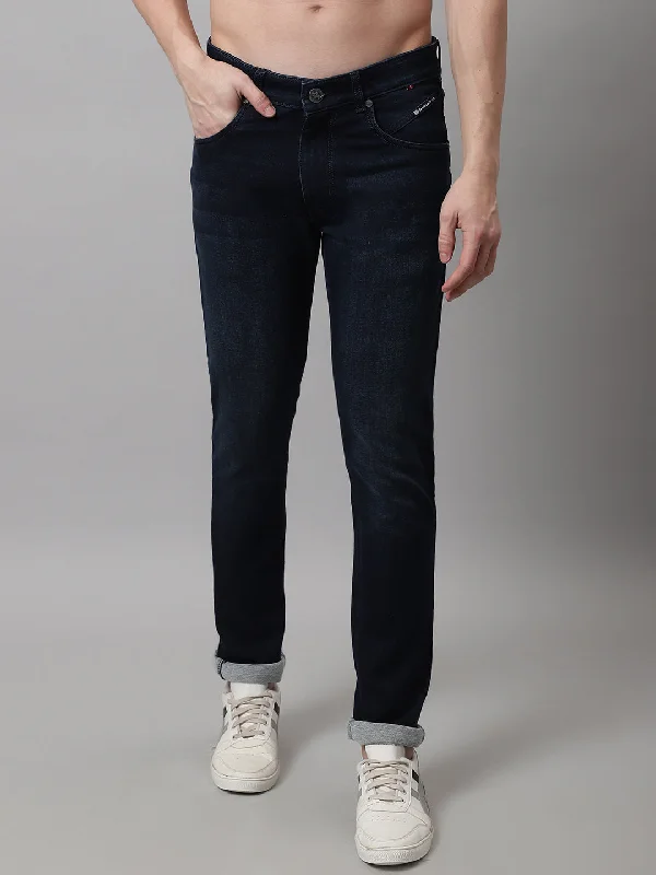 Men's Ultra Narrow fit No Fade Dark Blue  Jeans