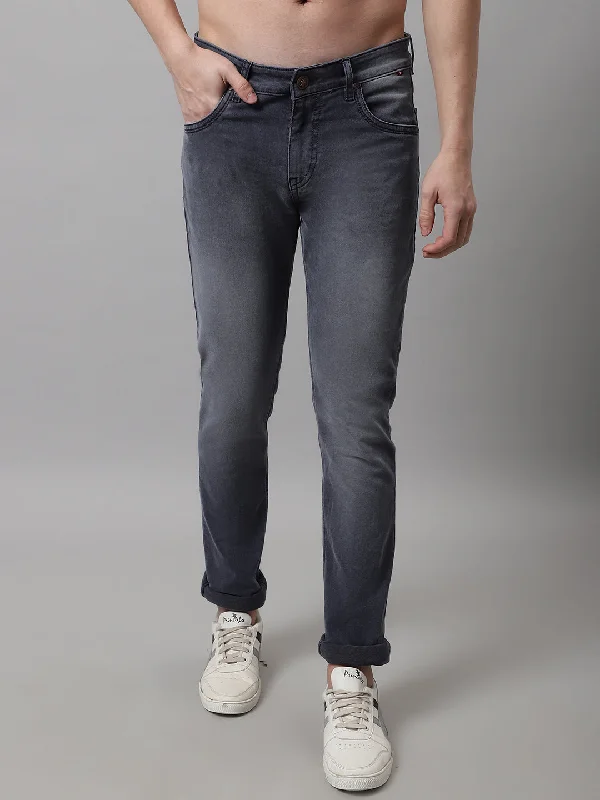 Men's Ultra Narrow fit Medium Fade Grey  Jeans