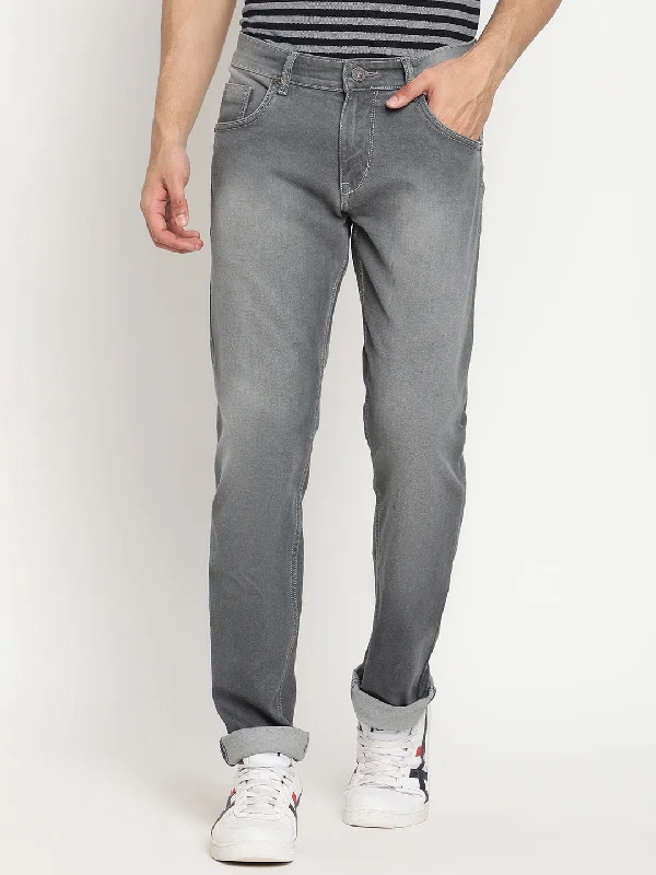 Men's Ultra Narrow fit Medium Fade Grey  Jeans