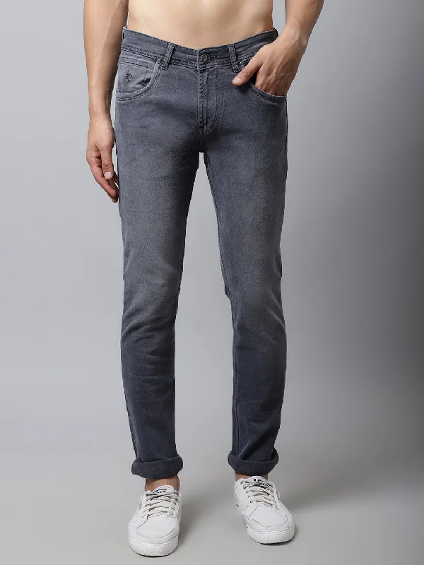 Men's Ultra Narrow fit Medium Fade Grey  Jeans