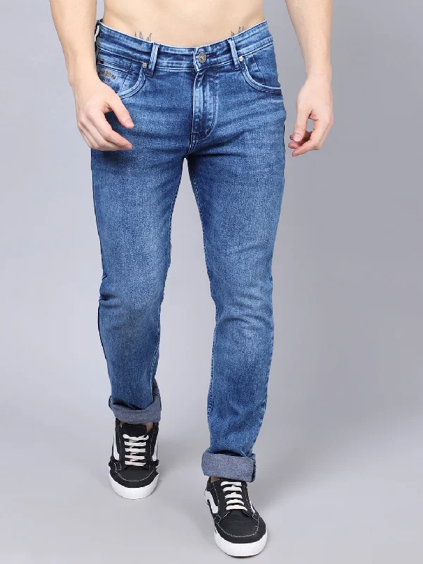 Men's Ultra Narrow fit Heavy Fade Blue  Jeans