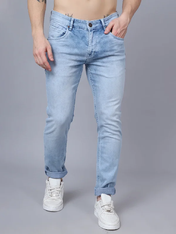 Men's Ultra Narrow fit Medium Fade Light Blue  Jeans