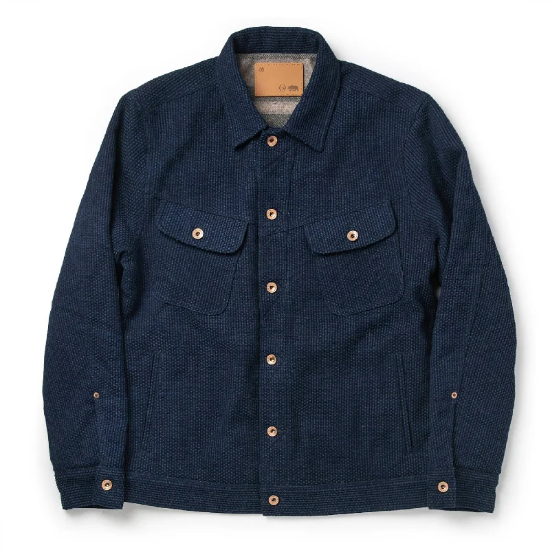 The Long Haul Jacket in Indigo Sashiko