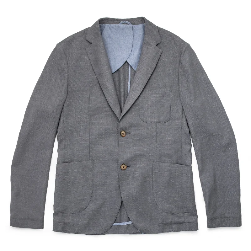 The Telegraph Jacket in Charcoal Slub