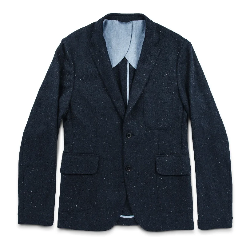 The Telegraph Jacket in Navy Donegal