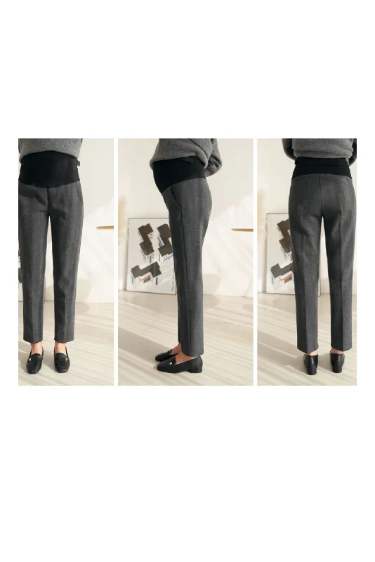 Happy10 Maternity Casual Pants L - XL (Charcoal Colour)